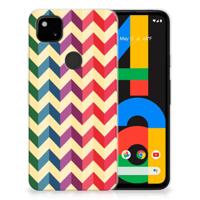 Google Pixel 4a TPU bumper Zigzag Multi Color