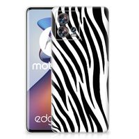 Motorola Edge 30 Fusion TPU Hoesje Zebra - thumbnail