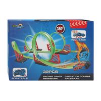 Racebaan Looping met Pull-back 360 Auto, 32dlg.