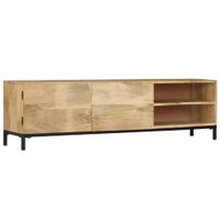 Tv-meubel 145x30x41 cm massief mangohout