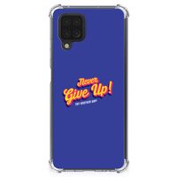 Samsung Galaxy A12 Telefoonhoesje met tekst Never Give Up