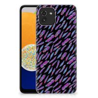 Samsung Galaxy A03 TPU bumper Feathers Color - thumbnail