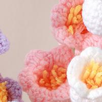 1 Pcs Knitted Flower Home Decoration Table Decoration Artificial Flowers