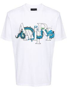 AMIRI t-shirt à imprimé Dragon - Blanc