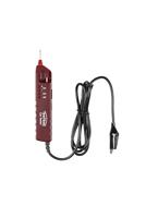 Testboy Car Tester spanningstester tot 48 V DC (ideaal voor storingzoeken, polariteitsindicatie, 4 LED's, geïntegreerde doorsteekeenheid, IP 40), rood