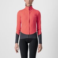 Castelli Beta RoS fietsjack lange mouw roze dames XL - thumbnail