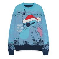 Lilo & Stitch Sweatshirt Christmas Jumper Stitch Blue Size S - thumbnail