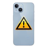 iPhone 14 Batterij Cover Reparatie - incl. frame - Blauw - thumbnail