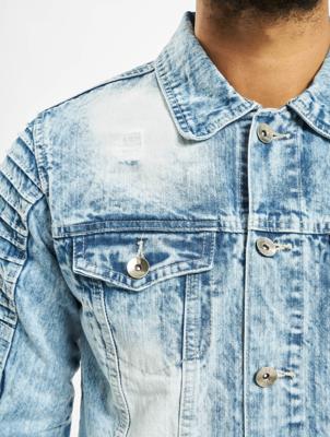 Southpole / Spijkerjasjes Biker Trucker in blauw Southpole / Spijkerjasjes Biker Trucker in blauw