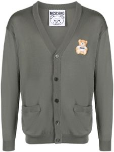 Moschino cardigan à motif Teddy Bear - Vert