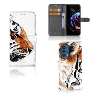 Hoesje Motorola Edge 20 Pro Watercolor Tiger