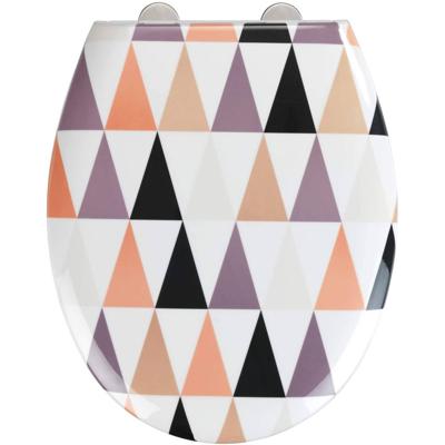Wenko Wc-bril Pyramide 37 X 44,5 Cm Duroplast Multicolor