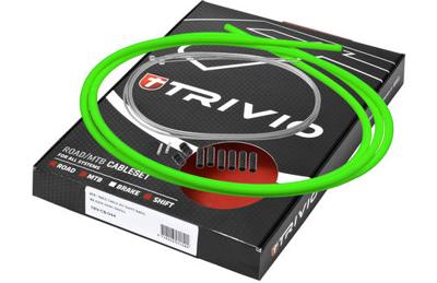 Trivio - Derailleur Kabelset RVS Compleet Neon Groen