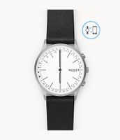 Horlogeband Skagen SKT1201 Leder Zwart 22mm - thumbnail