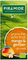 Groene thee mango en gember bio