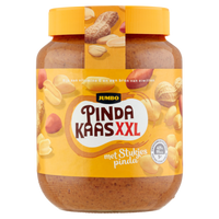 Jumbo Pindakaas XXL met Stukjes Pinda 825g