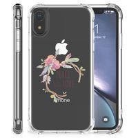 Apple iPhone Xr Stevig Bumper Hoesje Boho Text