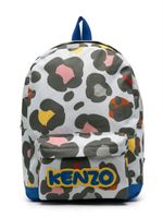 Kenzo Kids sac à dos Rucksack à imprimé léopard - Vert - thumbnail