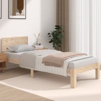 Bedframe massief hout 75x190 cm Small Single