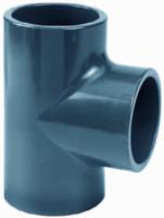 PVC T-Stück 10 stuks 90 ° met 3 zelfklevende mof 40 mm
