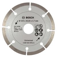 Bosch Accessoires diamantdoorslijpschijf voor bouwmateriaal, 115 mm - 2607019474