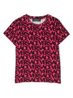 Versace Kids t-shirt à logo imprimé - Rose - thumbnail