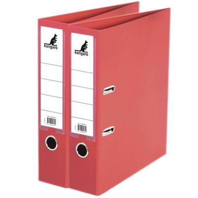 2x Ringmappen/ordners rood A4 75 mm - Opbergmap 2x Ringmappen/ordners rood A4 75 mm - Opbergmap