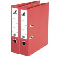2x Ringmappen/ordners rood A4 75 mm - Opbergmap