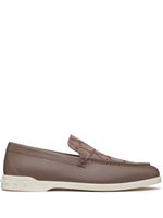 Valentino Garavani mocassins Leisure Flows Toile Iconographe - Marron