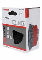 Bosch Accessories 2608620725 Komborstel X-LOCK Clean for Metal, 75 mm, 0,3 mm, gegolfde staaldraad 1 stuk(s) - thumbnail