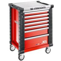 Facom Jet Gereedschapswagen 7 Laden M3 Rood - JET.7M3A - JET.7M3A