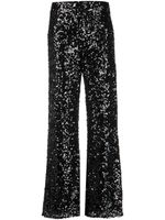 Sachin & Babi pantalon Alli ample à sequins brodés - Noir