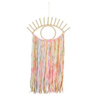 Handgemaakte Macramé Hanger - Bohemian Boze Oog Kleurexplosie - Bescherming (55 cm)