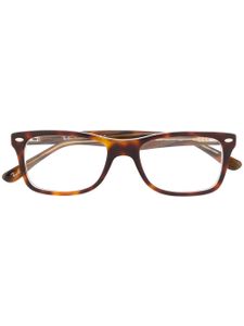 Ray-Ban lunettes de vue à effet écaille de tortue - Marron