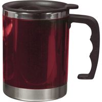 Vacuum thermos beker 400 ml rood   -