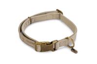 Designed by Lotte Velura - Hondenhalsband - Fluweel - Grijs - 48- 70cmx25mm