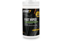 Bike7 Fast wipes pot met 70 doekjes inclusief microvezel poetsdoek - thumbnail