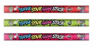 Brain Blasterz Brain Blasterz - Sour Gum Stick 22 Gram 1x