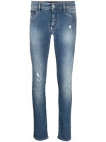 Philipp Plein jean skinny à taille haute - Bleu