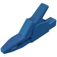 SKS Hirschmann AK 2 B 2540 I bl Veiligheids-krokodilklem Steekaansluiting 4 mm CAT II 1000 V Blauw - thumbnail