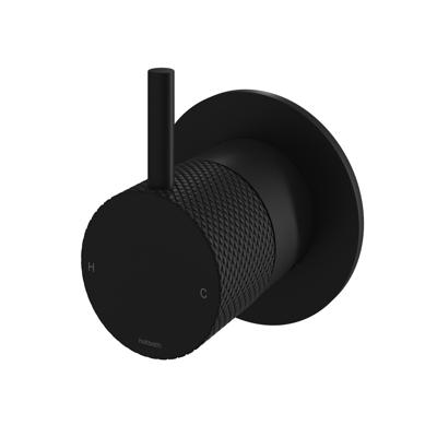 Hotbath Cobber X afbouwdeel inbouw douchemengkraan zwart mat Hotbath Cobber X afbouwdeel inbouw douchemengkraan zwart mat