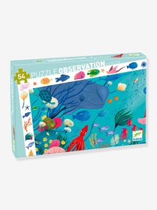 Observatiepuzzel Aquatisch DJECO blauw