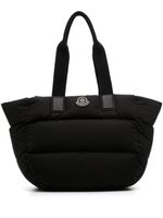 Moncler sac cabas Caradoc à design matelassé - Noir - thumbnail