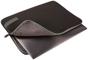 case LOGIC® Laptophoes Reflect Laptop Sleeve 14 BLACK Geschikt voor max. (laptop): 35,6 cm (14) Zwart