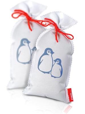 Pingi Luchtontvochtigingstas XL, 2 x 450 g, herbruikbaar met vochtigheidsindicator | Ontvochtiger met silicagel tegen vocht en geurtjes | Voor kamers, kasten, wasruimte | lekvrij