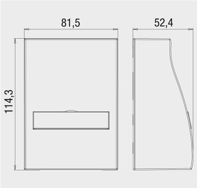 Rutenbeck UMflex-ApG rw 13911501 Behuizing Crème-wit 1 stuk(s)