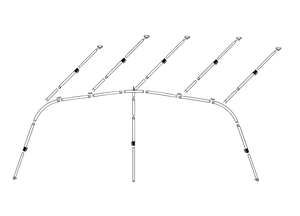 Dorema EasyGrip Frame Staal 28mm Mondial/Porto