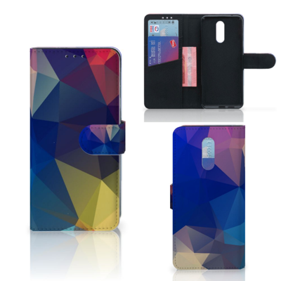 Nokia 3.2 Bookcase Polygon Dark