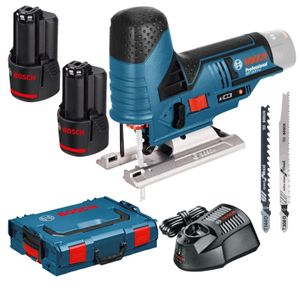 Bosch Blauw GST 12V-70 Professional Accu decoupeerzaag | in L-Boxx | 12v 2.5Ah - 06015A1003