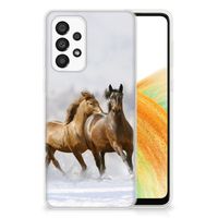 Samsung Galaxy A33 5G TPU Hoesje Paarden - thumbnail